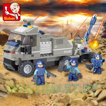 Конструктор Sluban M38-B0200 Армейский тягач (232 детали) картинка 5